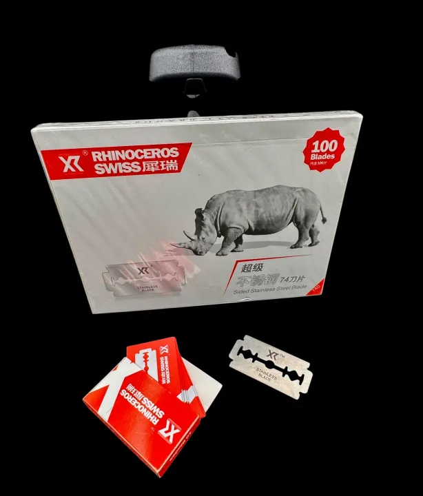 Rhinoceros%20Swiss%20Double%20Edge%20Razors%20Single%20Pack%2010%20Blades%20-%20Image%205