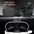 For Sony WF-1000XM5 Case Cover Smooth Surface Comfortable Soft Silicone Vogue Simple Style WF 1000xm5  Protective Case with Hook. 
