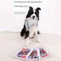 1pc Tearproof Pet Dog Sound Toy Simulated Squeaking Newspaper Playingcard K Q J Teeth Resistant Corgi Teddy Puppy Interactive. 