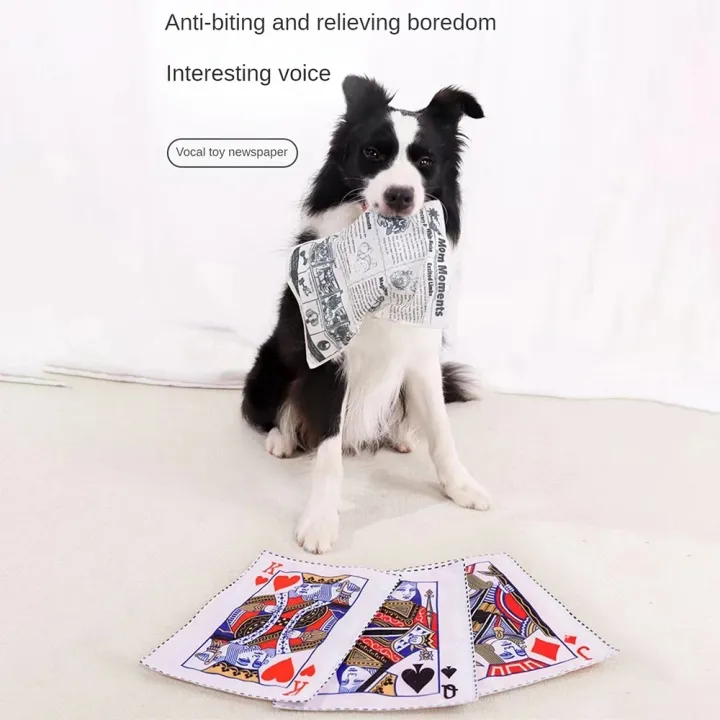 1pc%20Tearproof%20Pet%20Dog%20Sound%20Toy%20Simulated%20Squeaking%20Newspaper%20Playingcard%20K%20Q%20J%20Teeth%20Resistant%20Corgi%20Teddy%20Puppy%20Interactive%20-%20Image%206