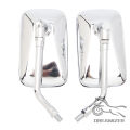 10MM 360 Degrees Adjustment 10MM Chrome Motorcycle Rear View Mirrors ATV Side Mirrors For Dirt Bike Scooter Moped Tricycle Quads. 