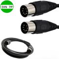 7 Pin Din Midi Cable 7PIN DIN Male to Male Controller Interface Cable 1M 1.5M 3M.
