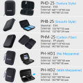 ORICO 2.5 Hard Disk Case Portable HDD Protection Bag for External 2.5 inch Hard Drive/Earphone/U Disk Hard Disk Drive Case Black. 
