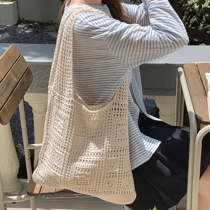 Simple%20Crochet%20Tote%20Bags%20Fashion%20Hollow%20Knitted%20Women's%20Bags%20Casual%20Female%20Shoulder%20Bags%20Ladies%20Shopping%20Top-Handle%20Bags%20Handbag%20-%20Image%203