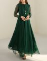 3pc Chiffon Long Anarkali Maxi Dress For Women's Party Formal Wear. 