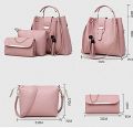 3-Piece Women’s Handbag Set with Adjustable Long Shoulder Strap - Textured PU Leather Large Capacity Tote Bag with Crossbody Purse & Mini Pouch - Stylish Ladies Casual Fashion Bags - New 2026 Collection. 