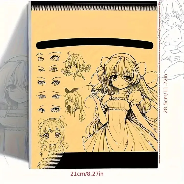 1pc%20Anime%20Character%20Line%20Art%20Drawing%20Book%20for%20Beginners%20-%2048%20Pages%20of%20Simple%20Hand-Drawn%20Outlines%20for%20Tracing%20&%20Practice%20Painting%20-%20Image%202