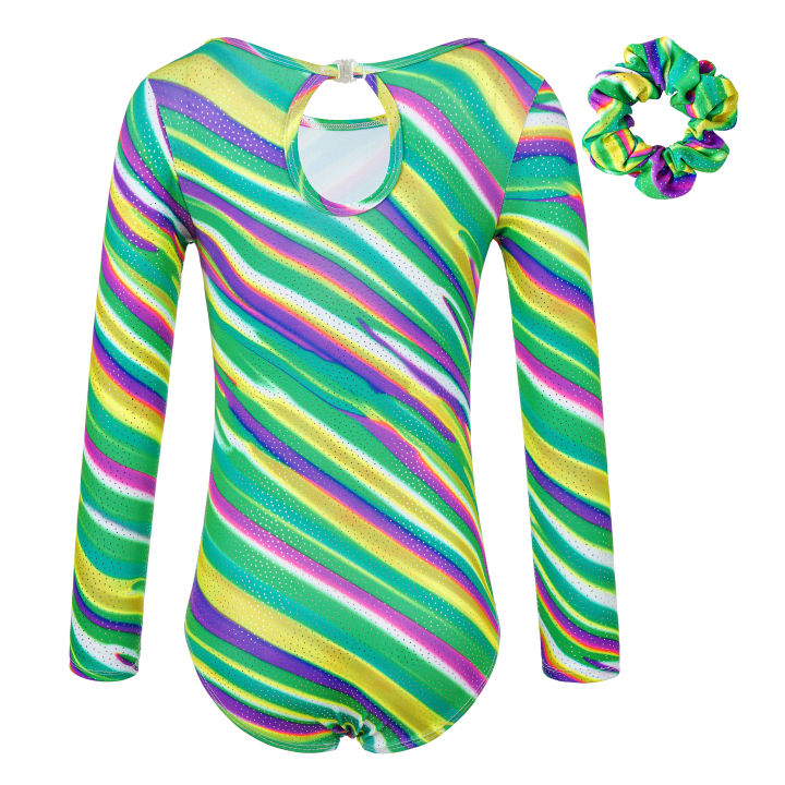 Girls%20Gymnastic%20Leotards%20Long%20Sleeve%20Unicorn%20Mermaid%20Unitard%20Sparkly%20Tumbling%20Dance%20Leotards%20for%20Kids%202-10%20Years%20-%20Image%205