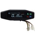 Digital Universal Motorcycle Speedometer Oil Gauge Tachometer Meters Instrument Cluster Turn Signal Light Indicator. 