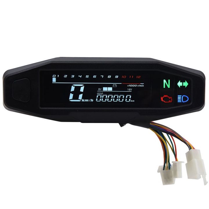Digital%20Universal%20Motorcycle%20Speedometer%20Oil%20Gauge%20Tachometer%20Meters%20Instrument%20Cluster%20Turn%20Signal%20Light%20Indicator%20-%20Image%202