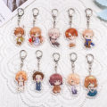 1/10PCS Anime Characters Hetalia Acrylic Keychain Accessories Funny Keyrings Friends  Cartoon​ Bag Charms Backpack Pendant. 