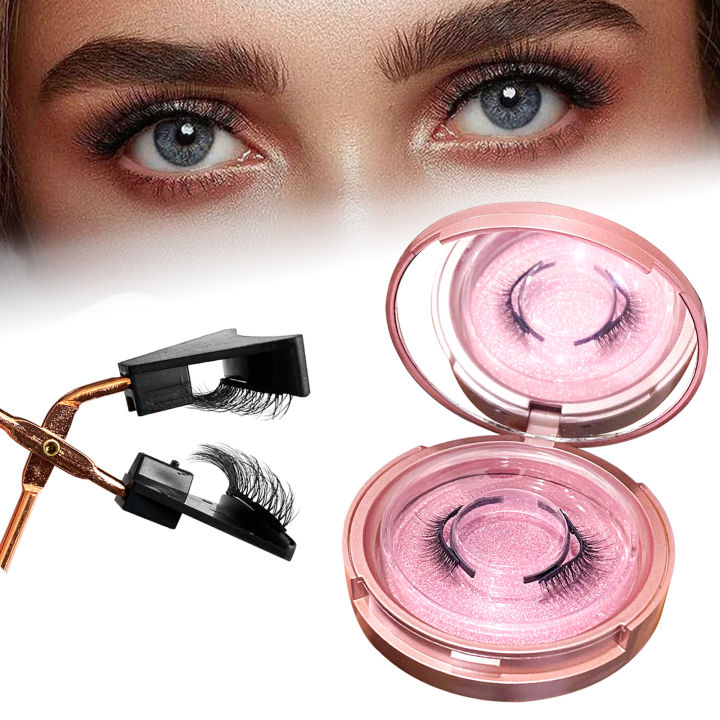 Quantum Magnetic Eyelashes With Clip Glue Free Eyelash Set Soft Magnetic Lashes Natural Lazy Eyelash