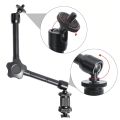 7 inch or 11 inch Articulating Magic Arm + Super Clamp for DSLR Rig Camera to LCD Monito, LED Video Light Camera Accessories.