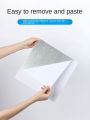 3D Self-adhesive Mirror Stickers Flexible Thicken DIY Art Mirrors Acrylic Wall Decorations for Door Wardrobe Bathroom Home. 