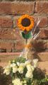 handmade crochet sunflower bouquet. 