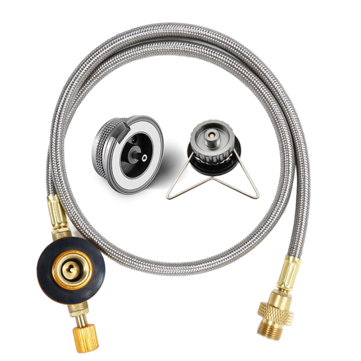 Outdoor Camping Stove Gas Adapter Split Stove Converter Adapter Cooking ...
