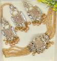 Charming Hyderabadi Choker Patti Set with Big Earrings & Tikka for Women and Girls – New Antique Design. 