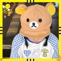 Rilakkuma Bear With Ear Cap Summer Hats For Women Girls Kids Couple Fashion Cartoon Outdoor Sport Sun Visors Baseball Caps . 