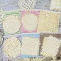 Journamm 10 PCS Hollow Scrapbook Paper Pack for Scrapbooking Card Making Junk Journals DIY Crafts Creative DIY Material Paper.