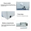 Mini Handy Money Counter Portable Cash Count Money Currency Counter Counting Machine Support All Bill with Leather Bag EU Plug. 