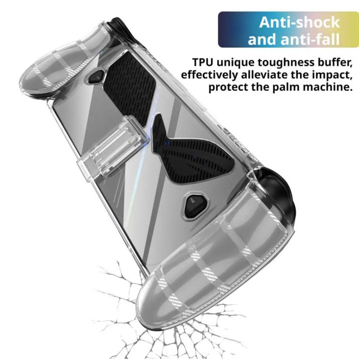 TPU%20Handheld%20Game%20Console%20Case%20Transparent%20Shockproof%20Protective%20Shell%20Ergonomic%20with%20Kickstand%20for%20ROG%20Xbox%20Ally/Ally%20X%20-%20Image%203