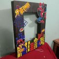 Paper Photo Frames Photo Booth on Spiderman theme also availabe in cars theme o0r miraculous ladybug themestyle Party Decorations birthday item birthday Supplies. 