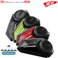 Mornystar S8 Intercom Bluetooth For Motorcycle Helmet Headset FM Music Sharing Helmet Communicator Up to 6 Rider.