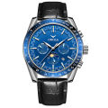 ONOLA 2023 New Fashion Men Watch Casual Mechanical Watch Men's Luxury Top Leather Hollow Automatic Watch. 