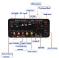 Customizable HI-FI Subwoofer Power Amp 12V/24V/220V High Bass USB Remote Control Bluetooths D10 Amplifier Board Display Mic BT. 