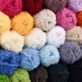 50g/Bundle Chenille Yarn Soft Thin Coral Velvet Towel Threads For Knitting Crochet Yarn Hand Knitting Crochet DIY Sweaters Dolls. 