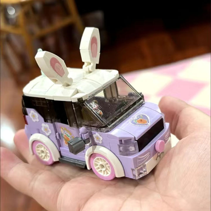 Rabbit%20Car%20Building%20Block%20Set%20DIY%20Cartoon%20Car%20Model%20Assembly%20Bricks%20Children's%20Toy%20%20Suitable%20for%20Home%20Decoration%20Ornaments%20-%20Image%205