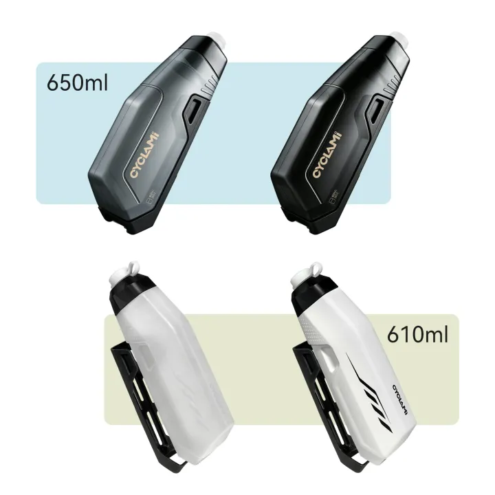 CYCLAMI%20Bicycle%20610/650ml%20Aerodynamic%20Water%20Bottle%20Bracket%20Set%20Bike%20Water%20Bottle%20Road%20Bike%20Frame%20Down%20Tube%20Riding%20Water%20Kettle%20-%20Image%205