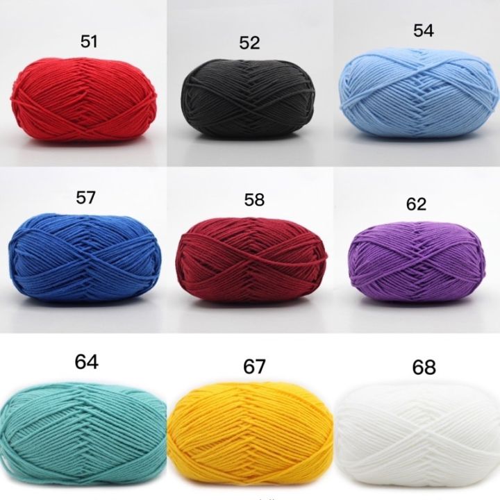 %F0%9F%87%B9%F0%9F%87%ADThai%20(YM)%20milk%20cotton%20yarn%204ply/%2050%20color,%20weight%2050g,%20yarn%20for%20creating%20beautiful%20clothes%20pattern%20-%20Image%207