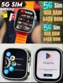 TK 5 5G Smart Watch Sim Supported with Camera 4GB/64GB Low Stocks. 