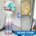 Bathroom Foam Cleaner Spray Powerful Bathroom Descaler Quickly Remove Foam Cleaning Agent for Glass Wash Basin Stainless Steel. 