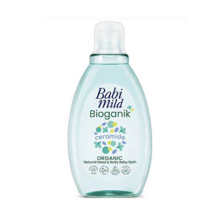 Baby Mild Bioganik Organic Natural Head and Body Baby Bath Formula 180ml