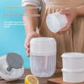 Shaved Ice Machine Mini Ice Crusher Hand Operated Shaved Ice Milkshake Maker Household Portable Small Hail Machine Kitchen Tool. 