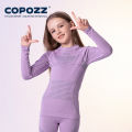COPOZZ Children Kids Boy Girl Compression Skiing Underwear Set Fitness Gym Ski Snowboarding Sport Running Yoga Exercise Suit. 