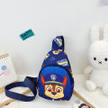 Paw Patrol Cartoon Chest Bag Kids Outdoor Cute Casual Shoulder Bag Small Anime Figure Chase Skye Dog Wasit with Zipper Gift. 