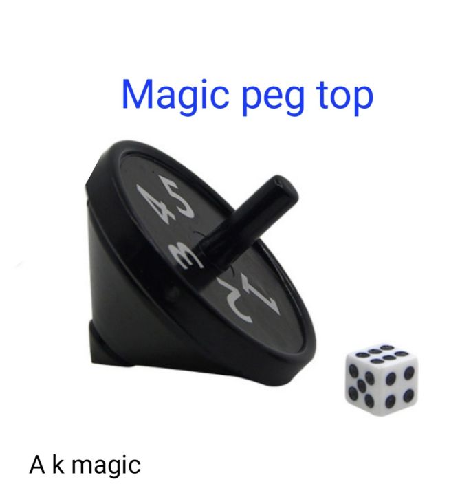 Magic peg top tricks