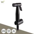 mat Black Sprayer Gun Hand Protable Toilet Bidet Holder Handheld Faucet Home Bathroom Shower Head Self Cleaning black color Muslim shower head only. 
