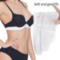 5/10PCS Summer Woman Upgrade Cotton Bra Liners Sweat Absorber, Rectangle Under Breast Breathable Sweat Pads for e Washable. 