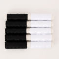 10 Rolls Polyester Sewing Thread (402 Type) - 100M Each for Hand & Machine Stitching - Black & White Thread Set - for Repairs. 