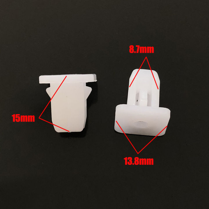 50Pcs%208*%208.5mm%20Plastic%20Rivets%20Fastener%20bumper%20nut%20screw%20seat%20quick%20screw%20seat%20self%20tapping%20nail%20base%20headlight%20taillight%20square%20-%20Image%202