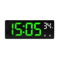 Voice Control Digital Alarm Clock Temperature Dual Alarm Snooze Desktop Table Clock Night Mode 12/24H LED Clock Watch Desk Clock. 