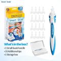 Smart Swab, TO Rotating Ear Cleaner Silicone Tips Simply Twist To Grab And Extract Earwax. 