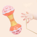 Baby Toys 0 12 Months Rotating Rattle Ball Grasping Activity Baby Development Toy Silicone Teether Baby Sensory Toys for Babies. 