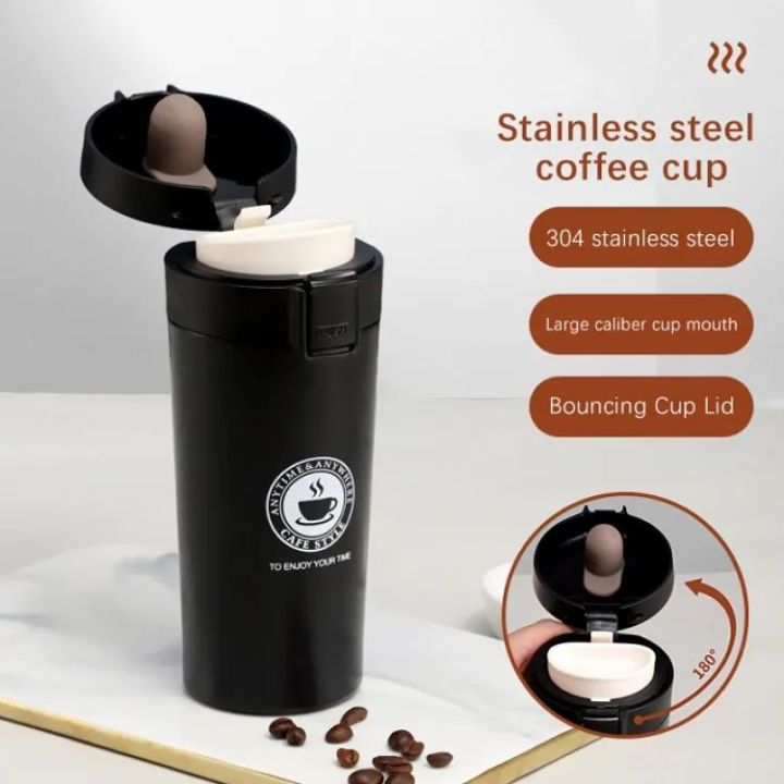 Best%20Quality%20Caka%20Coffee%20Cup%20304%20Stainless%20Steel%20Insulated%20Travel%20Thermos%20Coffee%20Mug%20Leak%20Proof%20Premium%20Vacuum%20Flask%20Airtight%20Screw%20Lid%20and%20flip%20Lock%20for%20Hot/Cold%20Beverage%20Insulated%20Tea%20Coffee%20Mug%20(300ml%20-%20Image%206