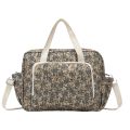 Universal Stroller Hanging Organizer Bag  Large Capacity  Cute Embroidery Diaper Bag & Mommy Tote for Travel Pram Accessories. 
