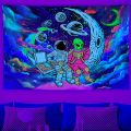 VIKAMA Dream Sky Wanderings With Alien Print Tapestry, For Living Room, Bedroom, And Outdoor Party Home Decor Wall Hanging. 
